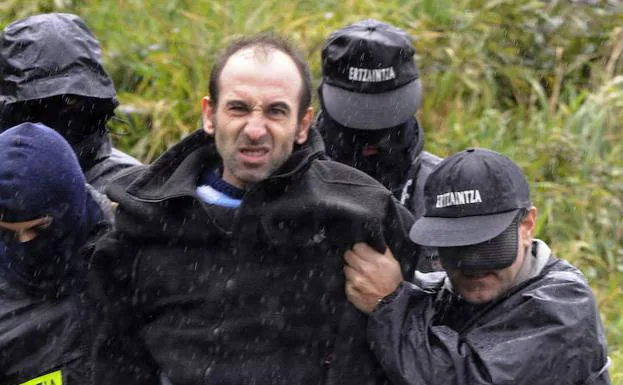 Ibon Iparraguirre, detenido en 2010. 