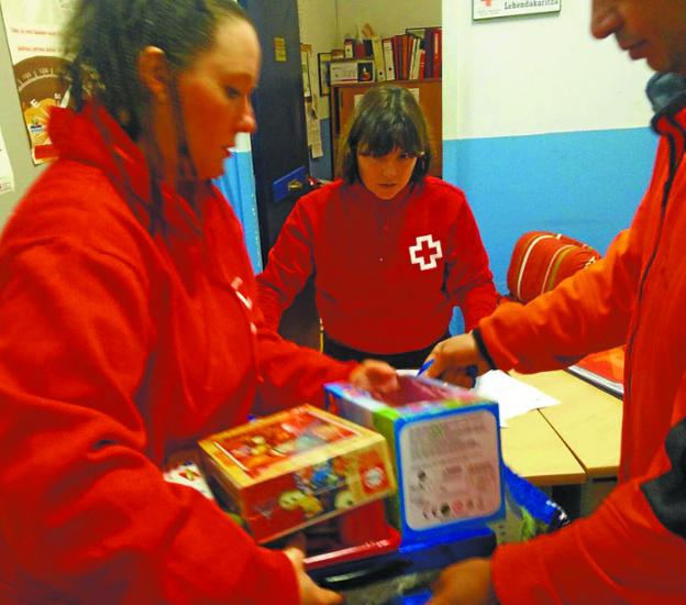 Solidaridad. Cruz Roja lleva varios años realizando esta campaña.