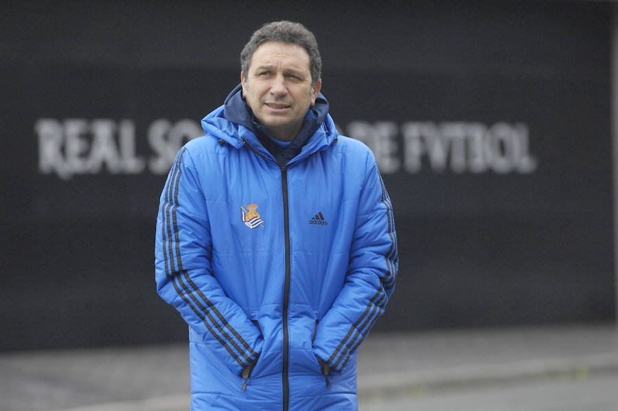 La Real ha efectuado este viernes por la mañana en Zubieta su penúltimo entrenamiento antes de enfrentarse al Celta. Mañana la plantilla se ejercitará a la misma hora y en el mismo escenario. 