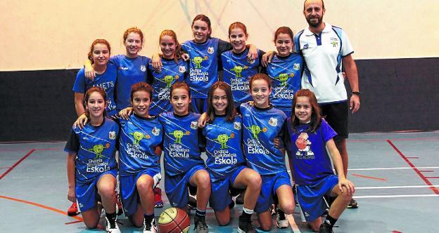 El infantil txiki femenino recibe hoy a las 10.45al Zast La Salle.