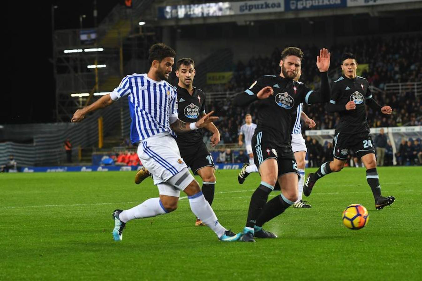 Real Sociedad-Celta, en imágenes