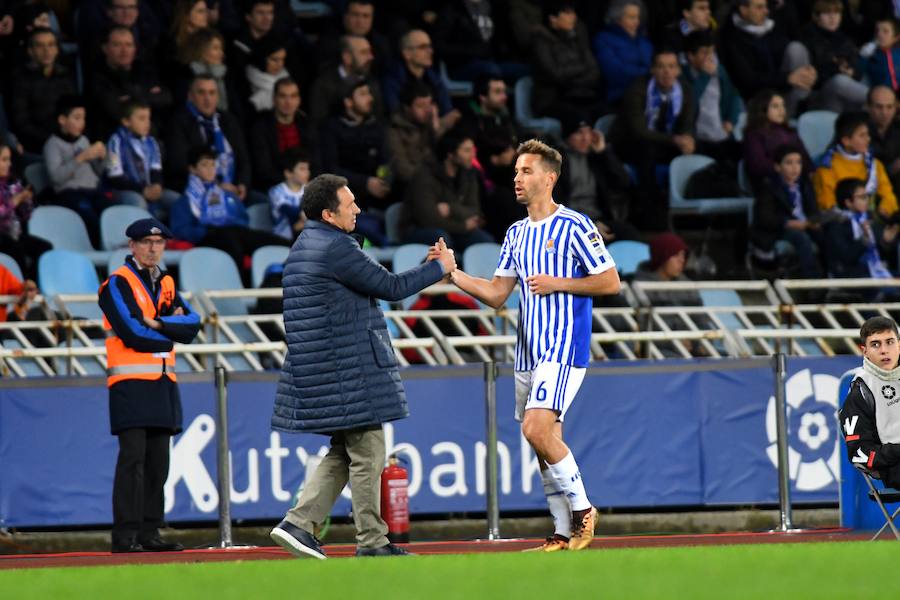 La Real no ha podio pasar del empate en la segunda parte.