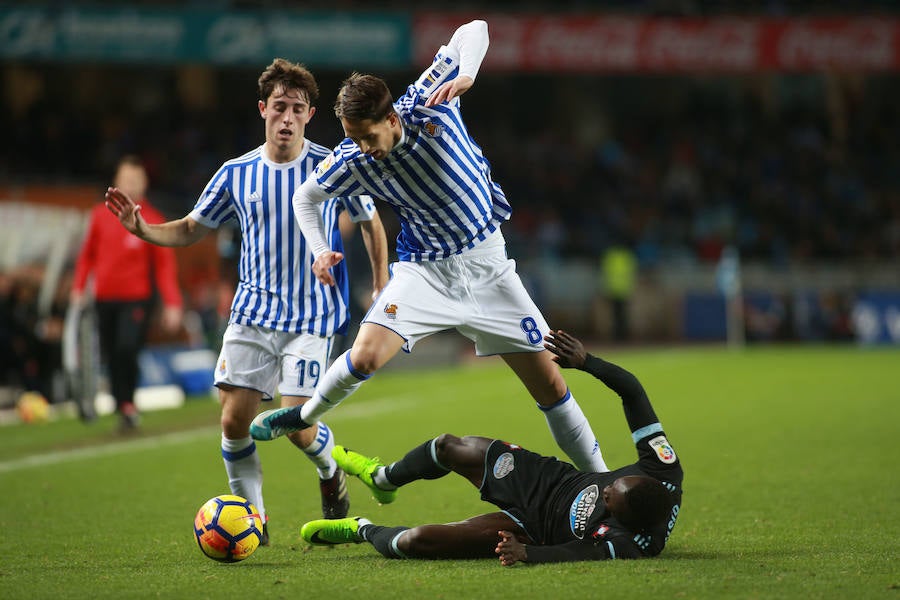 La Real no ha podio pasar del empate en la segunda parte.