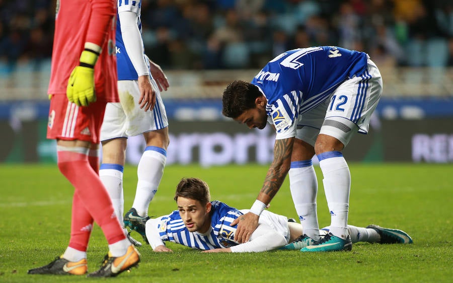 La Real no ha podio pasar del empate en la segunda parte.