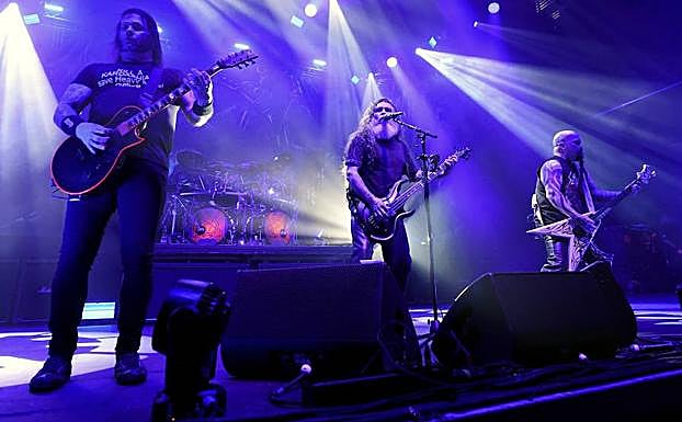 Concierto de Slayer en agosto de 2017. 