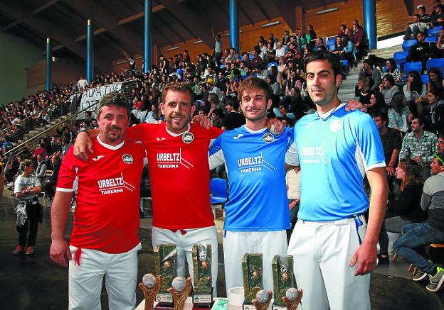 Iker Ibarguren y Aitor Gordo se llevaron la txapela del último campeonato.