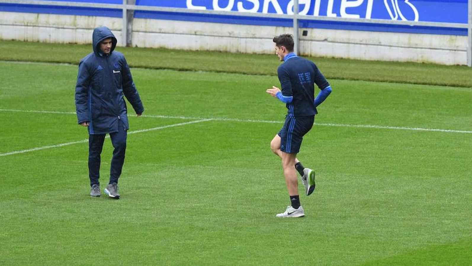 Entrenamiento de la Real Sociedad en Zubieta, en imágenes