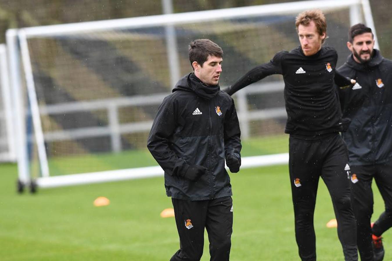 Entrenamiento de la Real Sociedad en Zubieta, en imágenes