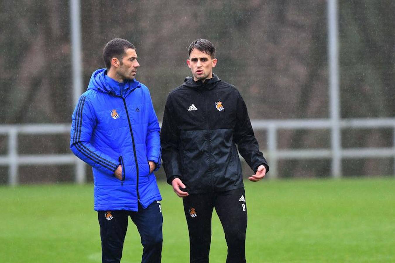 Entrenamiento de la Real Sociedad en Zubieta, en imágenes