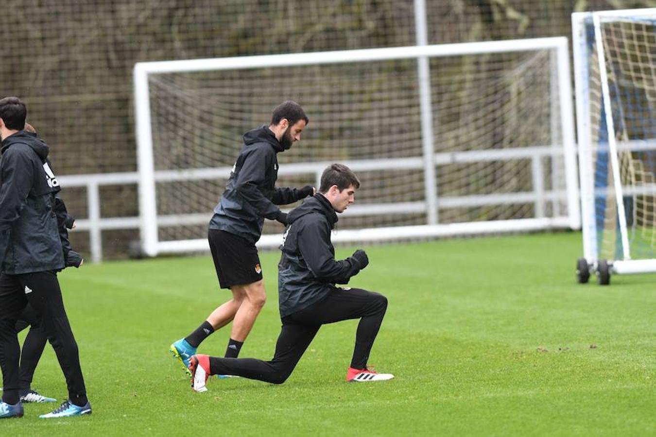 Entrenamiento de la Real Sociedad en Zubieta, en imágenes