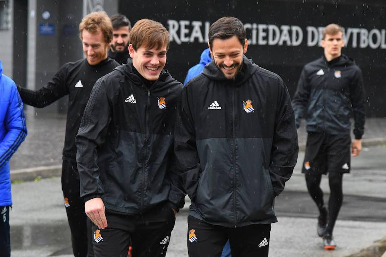 Entrenamiento de la Real Sociedad en Zubieta, en imágenes