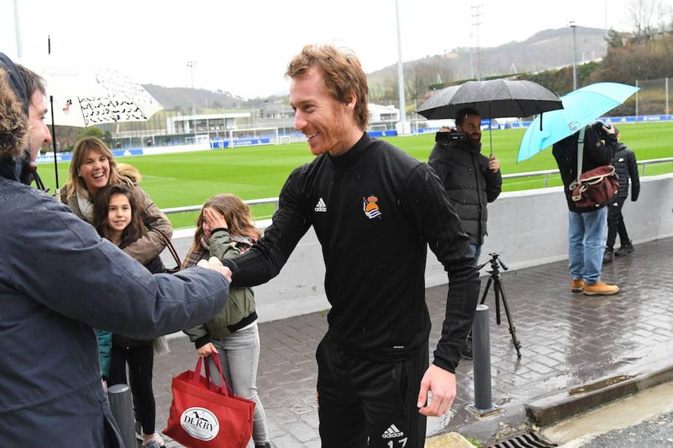 Entrenamiento de la Real Sociedad en Zubieta, en imágenes