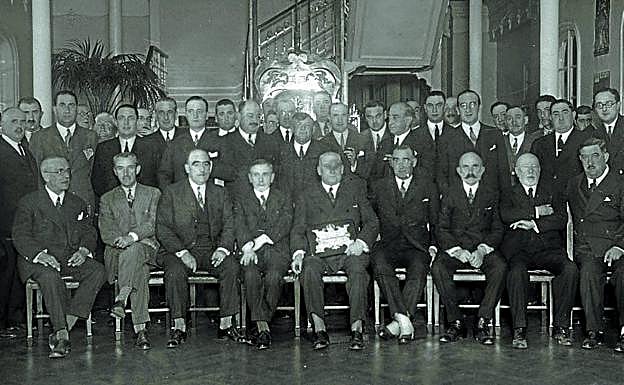 El del hotel Continental, al fondo, fue uno de los primeros ascensores de la ciudad. 