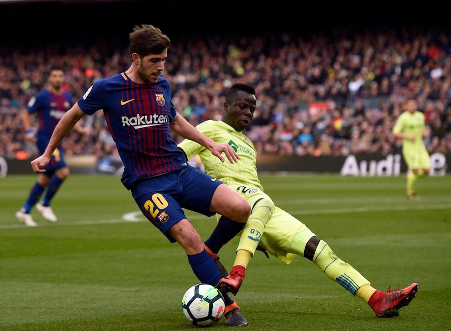 El cuadro azulgrana cedió dos puntos en su estadio ante el exigente combinado de José Bordalás.