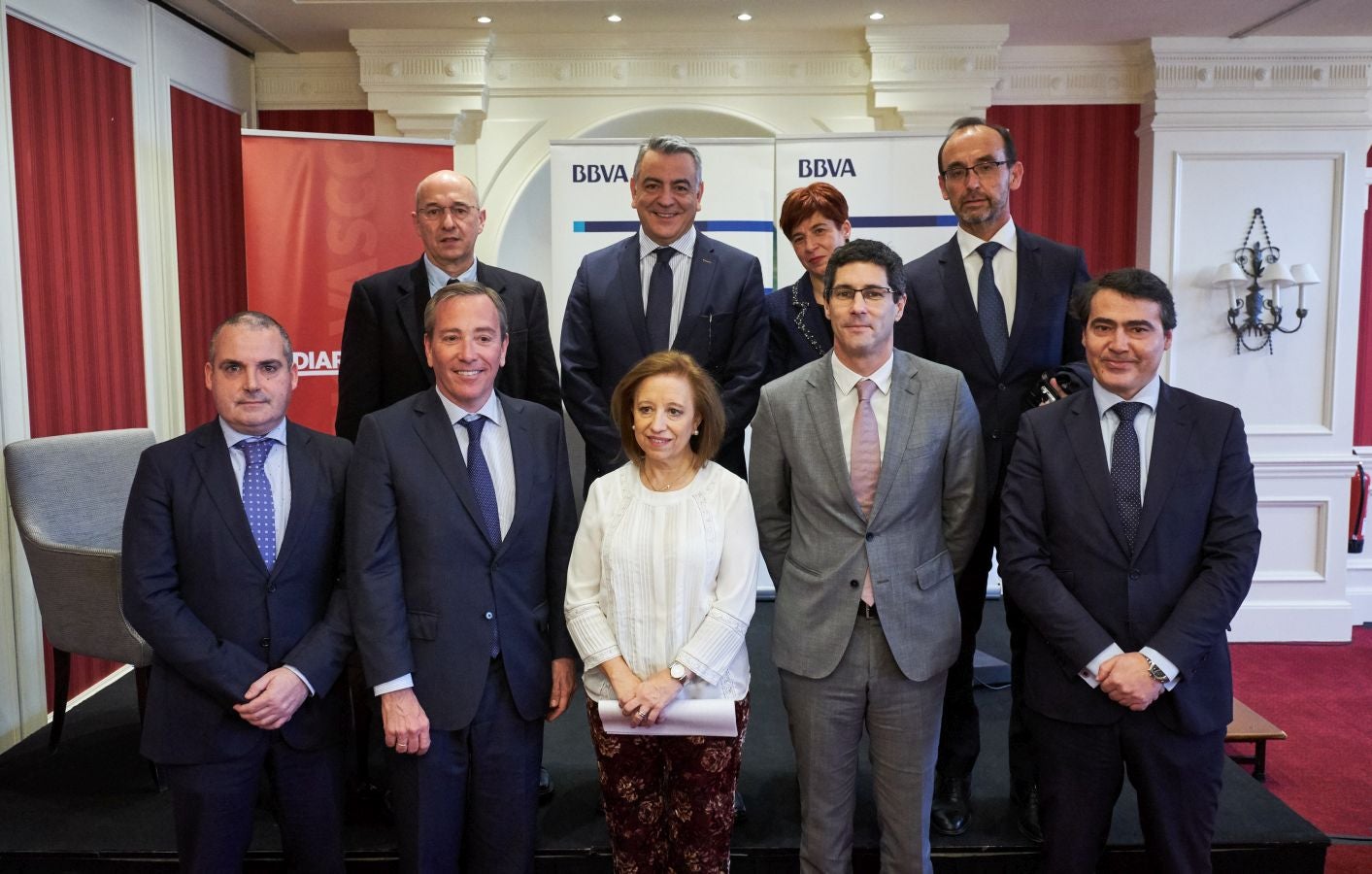 Marisa Poncela, Secretaria de Estado de Comercio, ha disertado sobre el tema 'Internacionalización y apertura de la economía vasca' en un acto organizado por EL DIARIO VASCO y el BBVA en el hotel Londres de Donostia