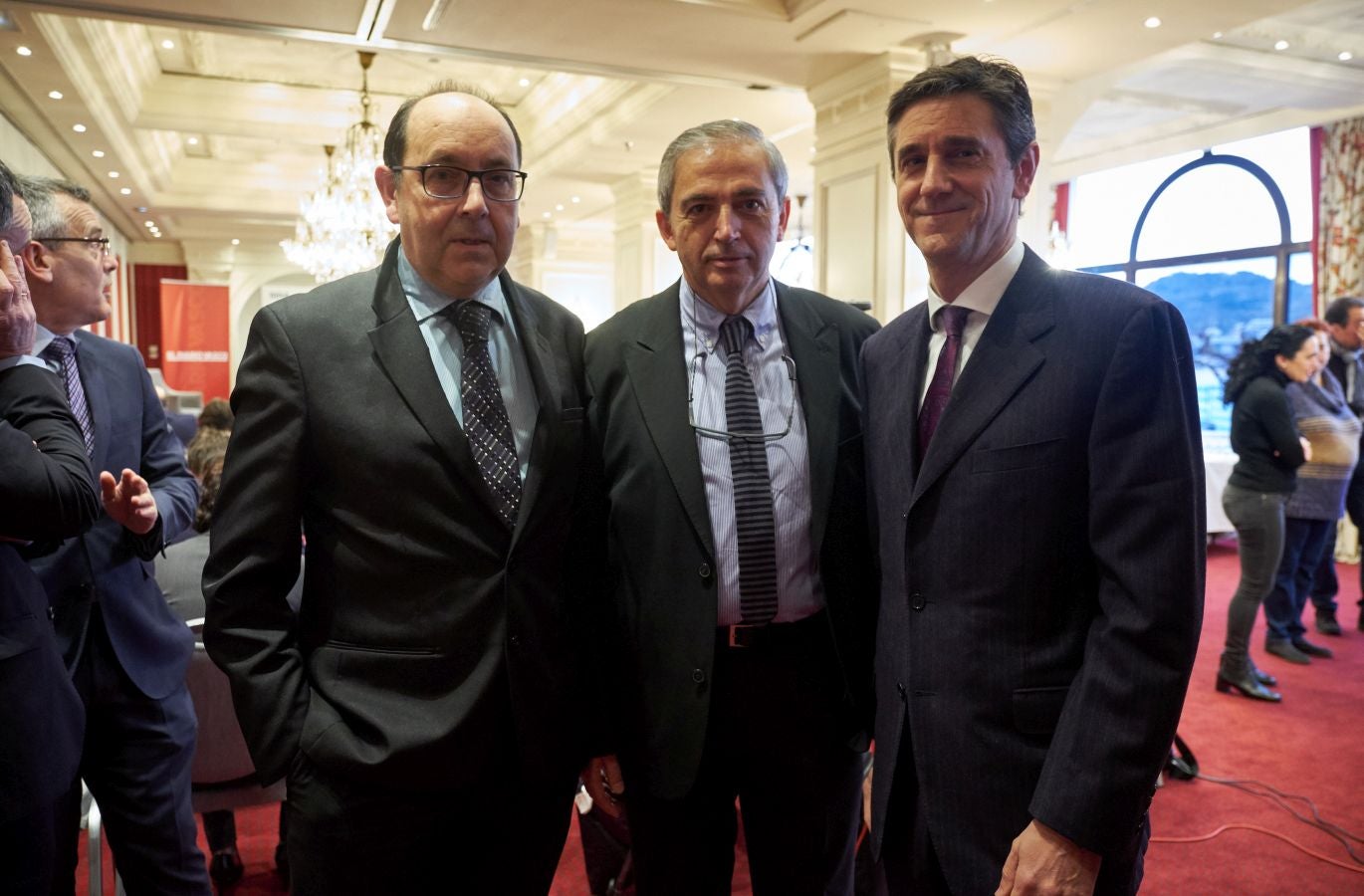 Marisa Poncela, Secretaria de Estado de Comercio, ha disertado sobre el tema 'Internacionalización y apertura de la economía vasca' en un acto organizado por EL DIARIO VASCO y el BBVA en el hotel Londres de Donostia