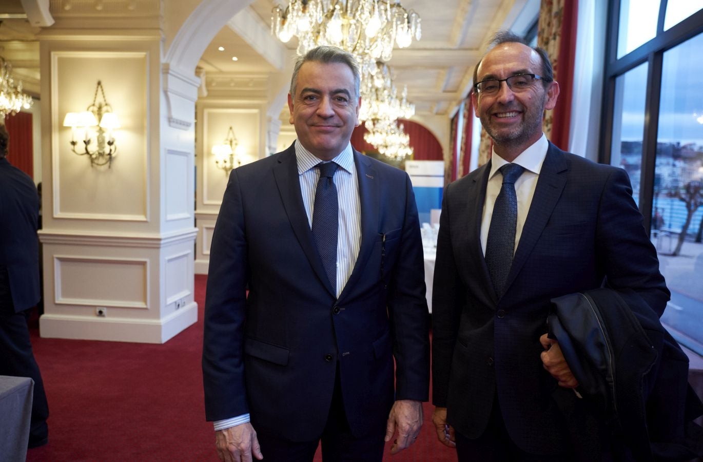 Marisa Poncela, Secretaria de Estado de Comercio, ha disertado sobre el tema 'Internacionalización y apertura de la economía vasca' en un acto organizado por EL DIARIO VASCO y el BBVA en el hotel Londres de Donostia