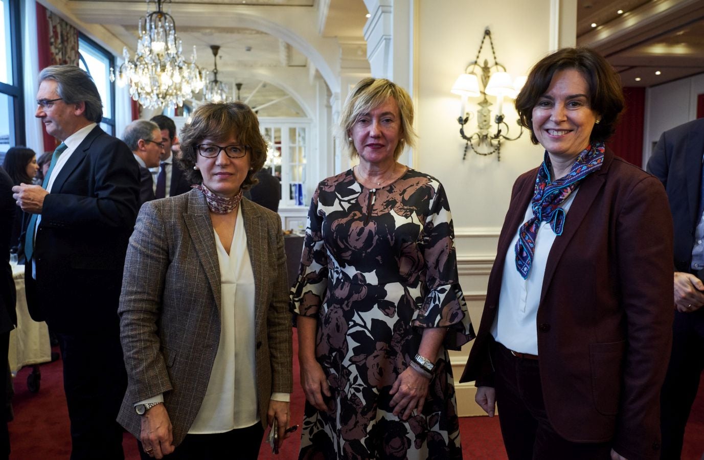 Marisa Poncela, Secretaria de Estado de Comercio, ha disertado sobre el tema 'Internacionalización y apertura de la economía vasca' en un acto organizado por EL DIARIO VASCO y el BBVA en el hotel Londres de Donostia