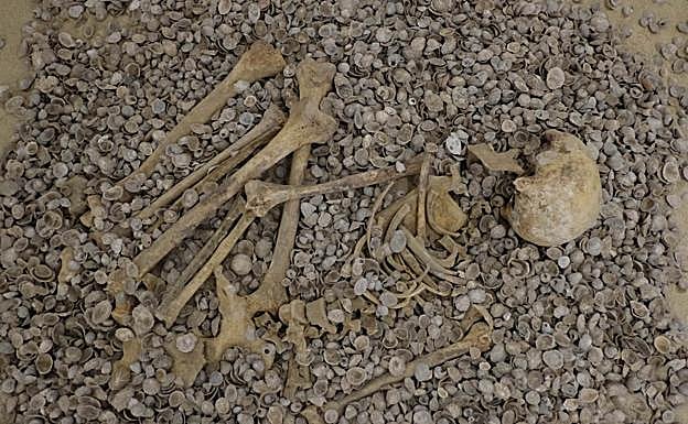 Los huesos hallados en Jazikibel. 