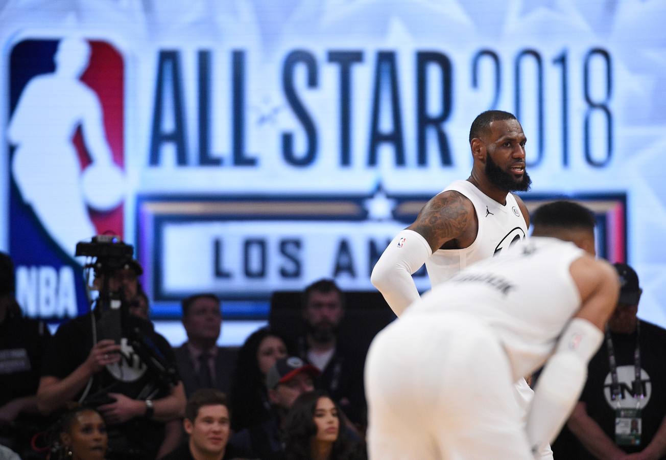 Las mejores imágenes del All Star de la NBA en el que LeBron James ha sido elegido el MVP.