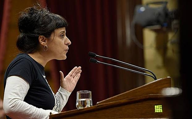 La exdiputada de la CUP Anna Gabriel.