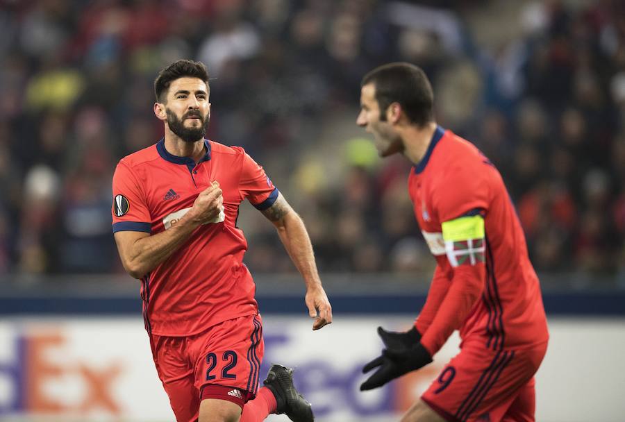 Emoción en el Salzburgo - Real Sociedad con la presencia de casi dos mil aficionados realistas en las gradas