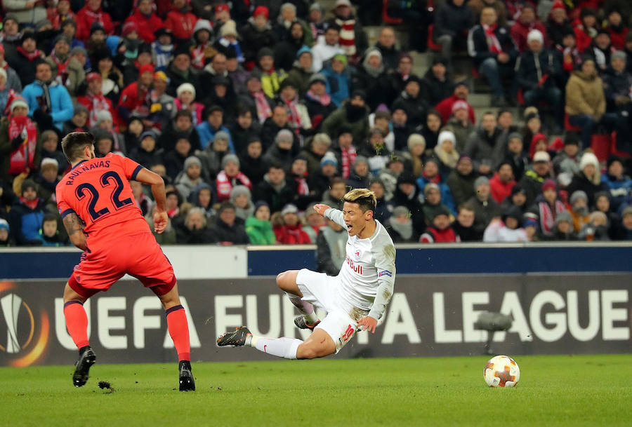 Emoción en el Salzburgo - Real Sociedad con la presencia de casi dos mil aficionados realistas en las gradas