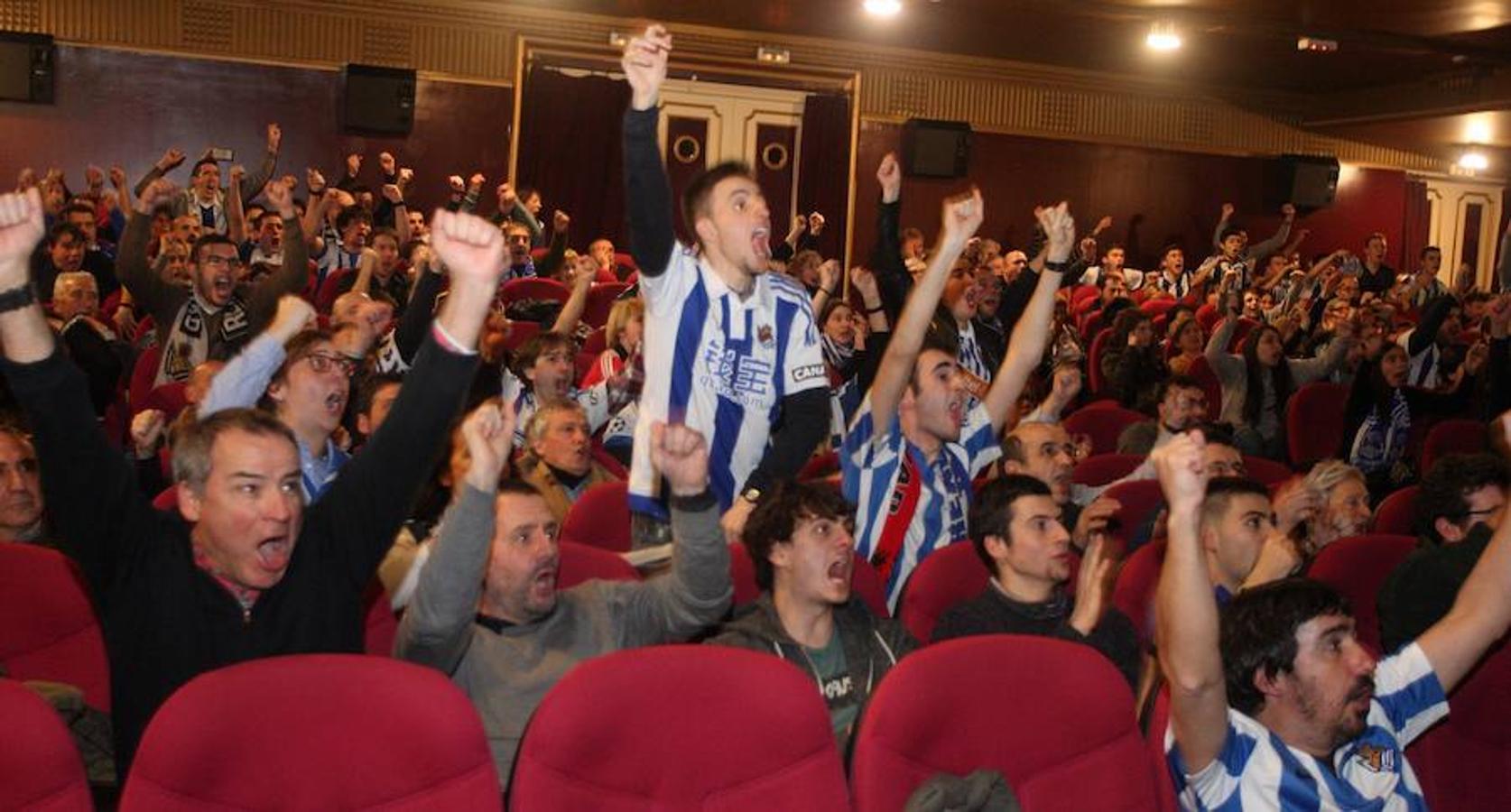 Emoción en el Salzburgo - Real Sociedad con la presencia de casi dos mil aficionados realistas en las gradas