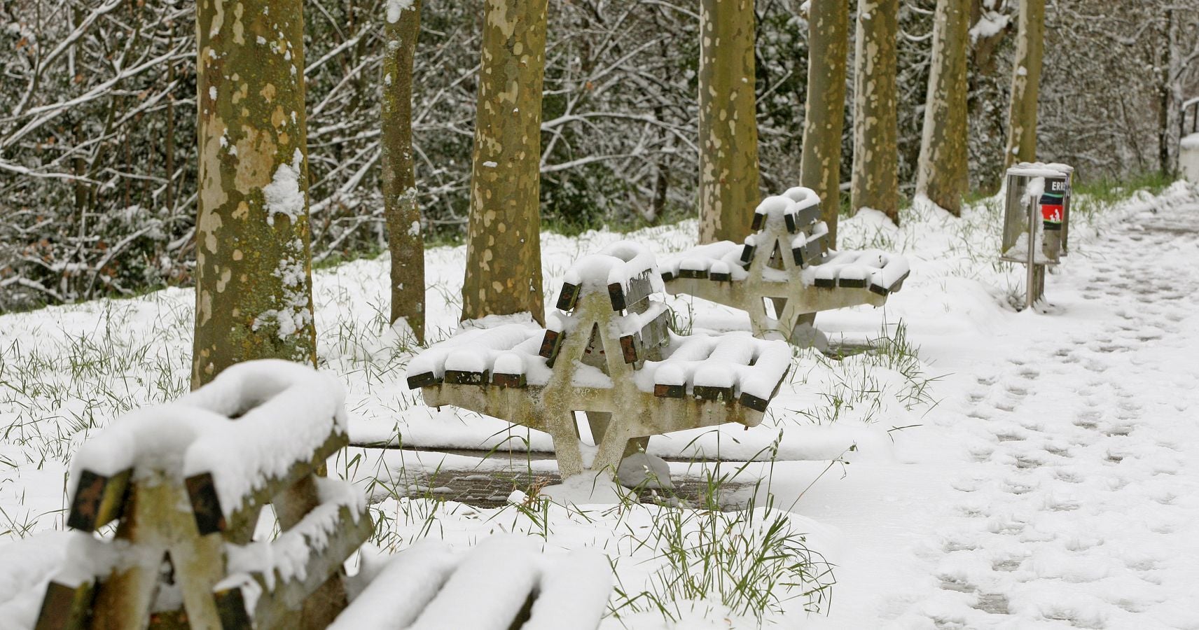 Fotos: Nieve en Lezo