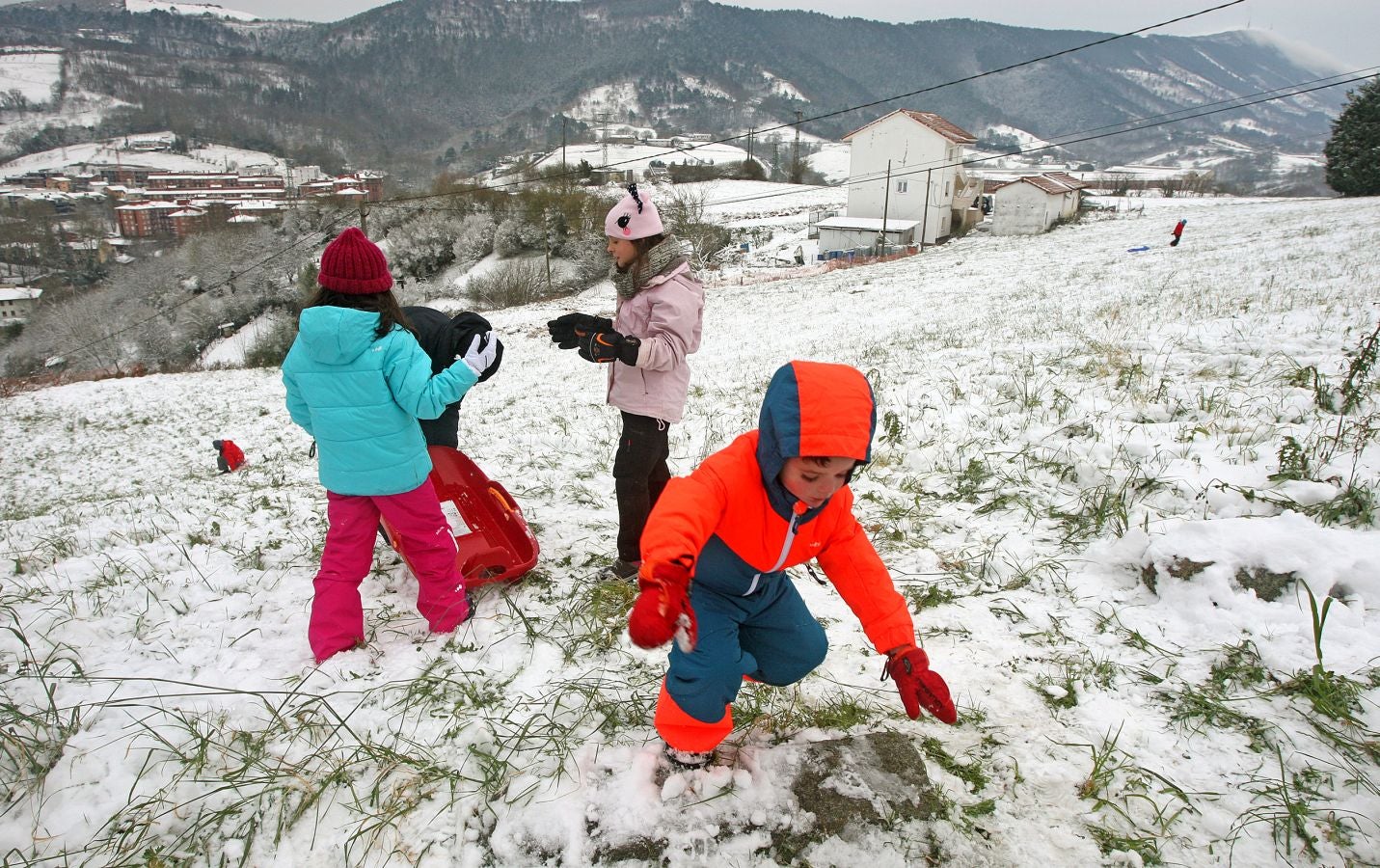 Fotos: Nieve en Lezo