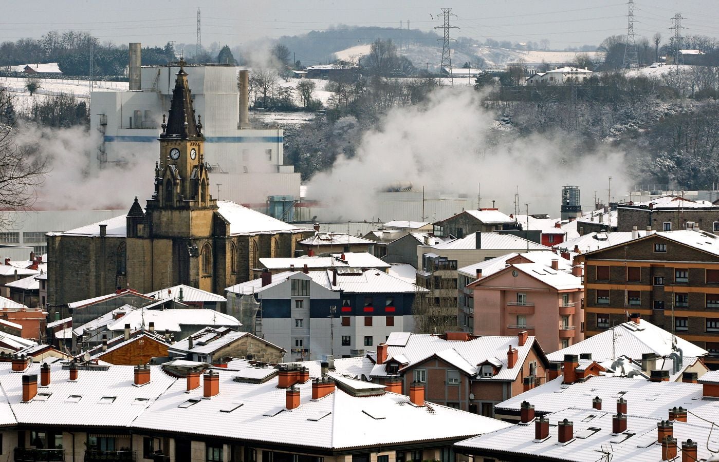 Fotos: Errenteria bajo la nieve