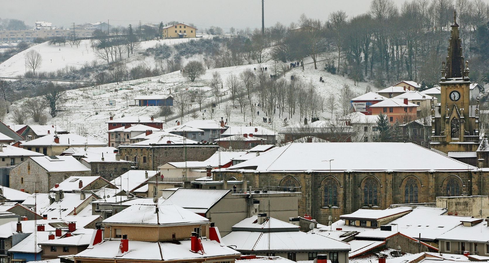 Fotos: Errenteria bajo la nieve
