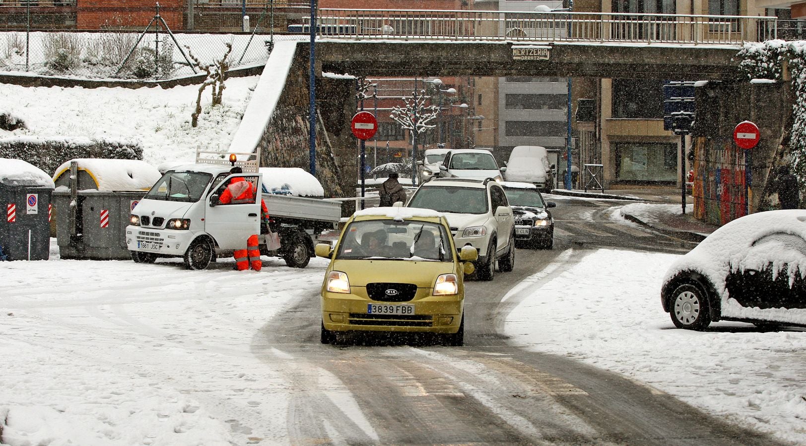 Fotos: Errenteria bajo la nieve