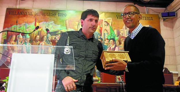 El activista saharaúi Brahim Banahe, recibido en octubre. 