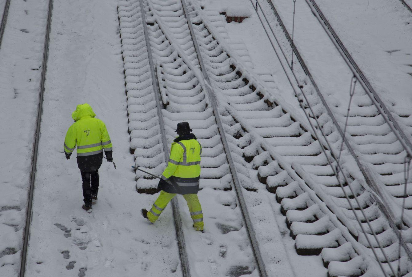 Las precipitaciones han generado muchos problemas de circulación a la vez que ha dejado bonitas estampas