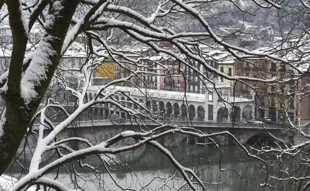 Tolosa vivió la nevada más importante del invierno