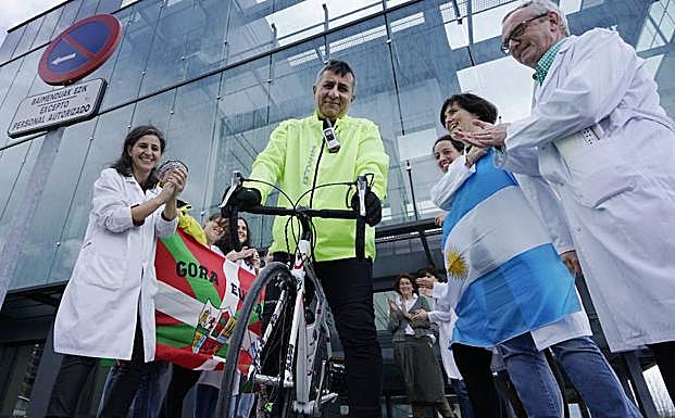 Investigadores de Biodonostia y Biocruces despiden a Sergio Gómez