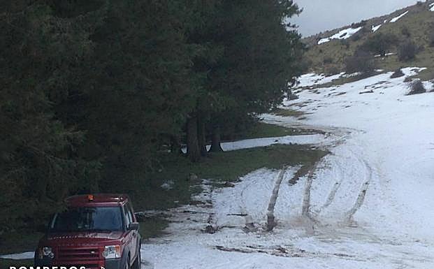 Lugar en el que ha sido rescatada la peregrina holandesa
