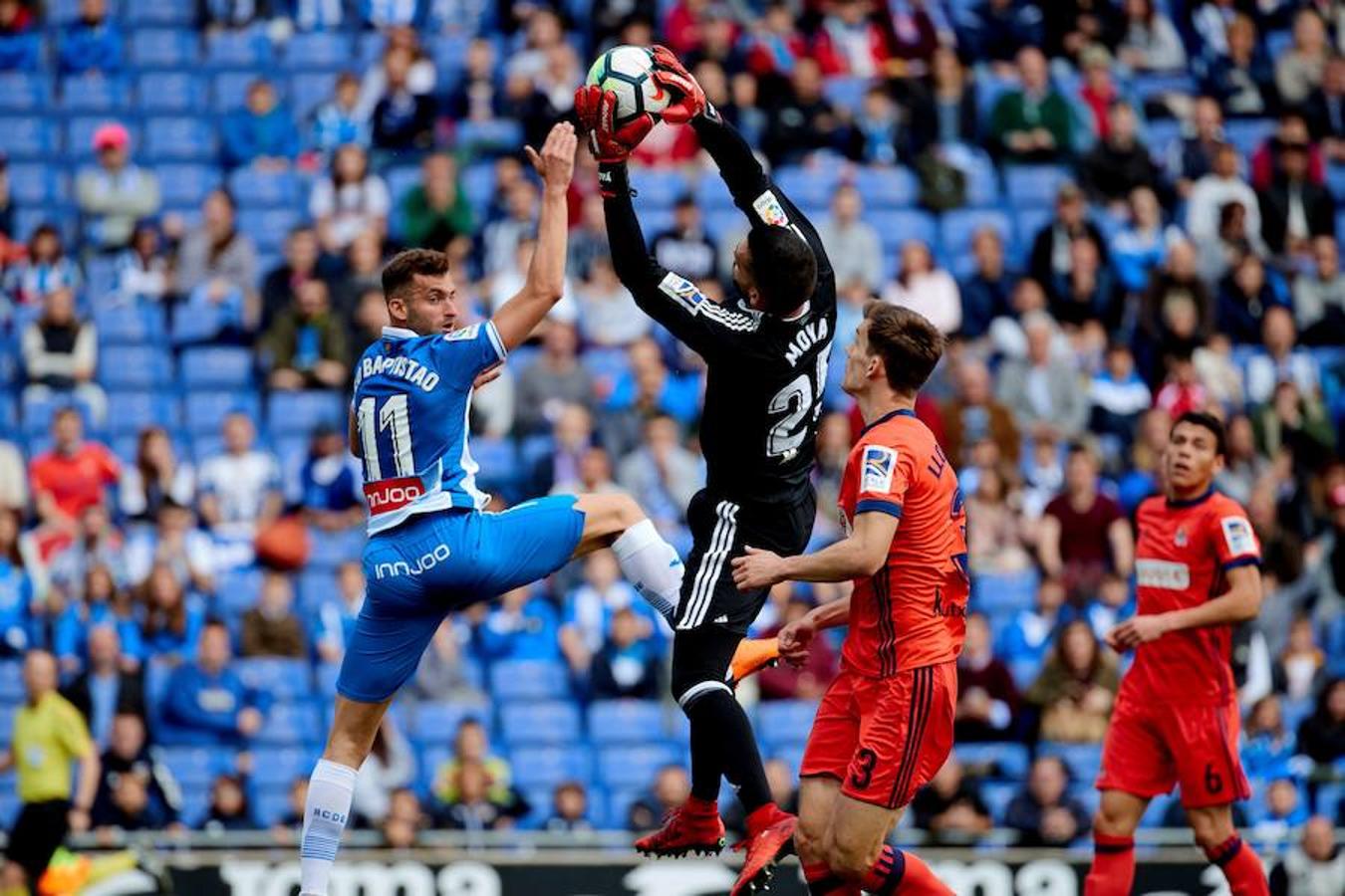 La Real pierde 2-1 ante el Espanyol.