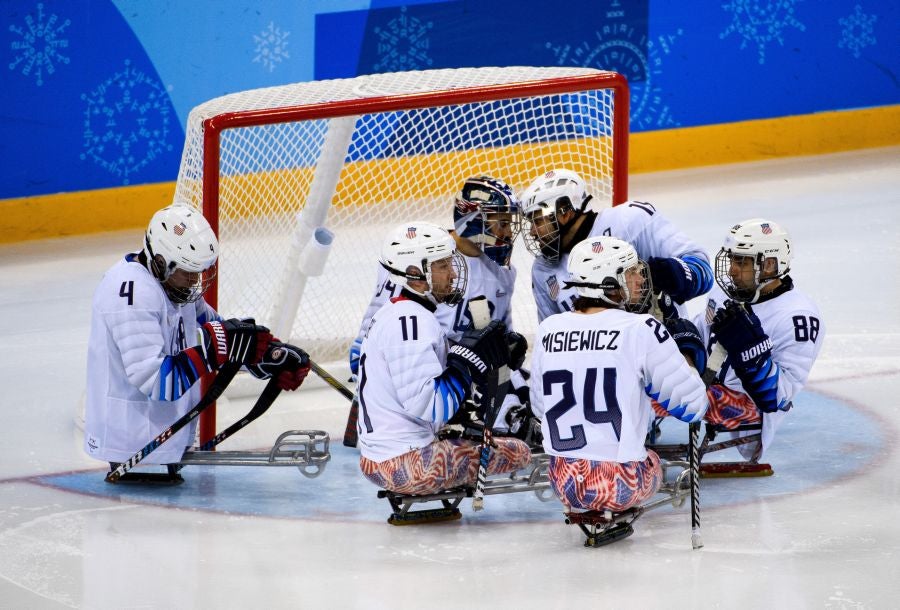 Este fin de semana ha habido pruebas de hockey hielo, curling, snowboard y esquí de fondo. 
