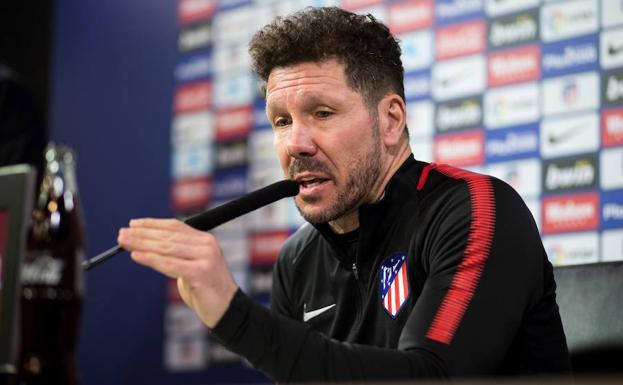 Simeone: «Tengo una plantilla corta, pero importante»