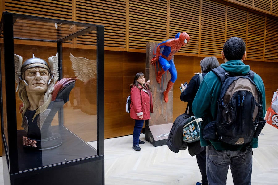 La notable afluencia de visitantes al salón evidencia el tirón del universo del cómic entre los aficionados