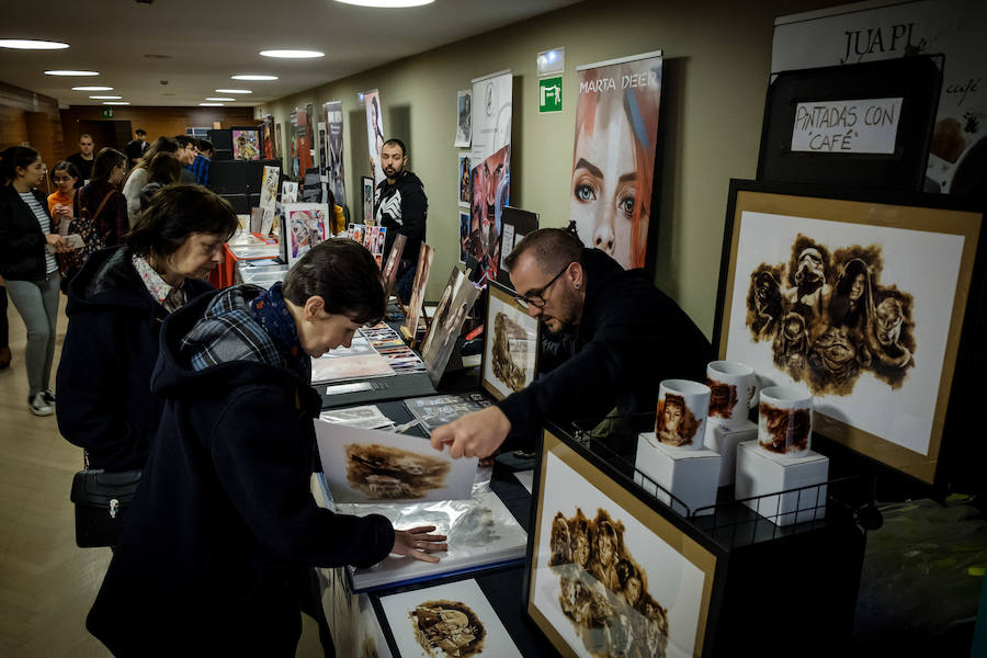 La notable afluencia de visitantes al salón evidencia el tirón del universo del cómic entre los aficionados