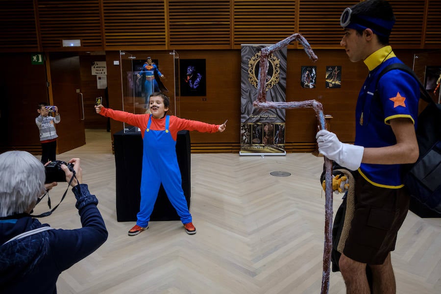 La notable afluencia de visitantes al salón evidencia el tirón del universo del cómic entre los aficionados