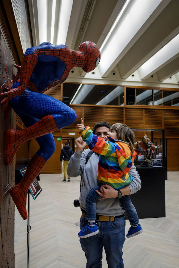 La notable afluencia de visitantes al salón evidencia el tirón del universo del cómic entre los aficionados