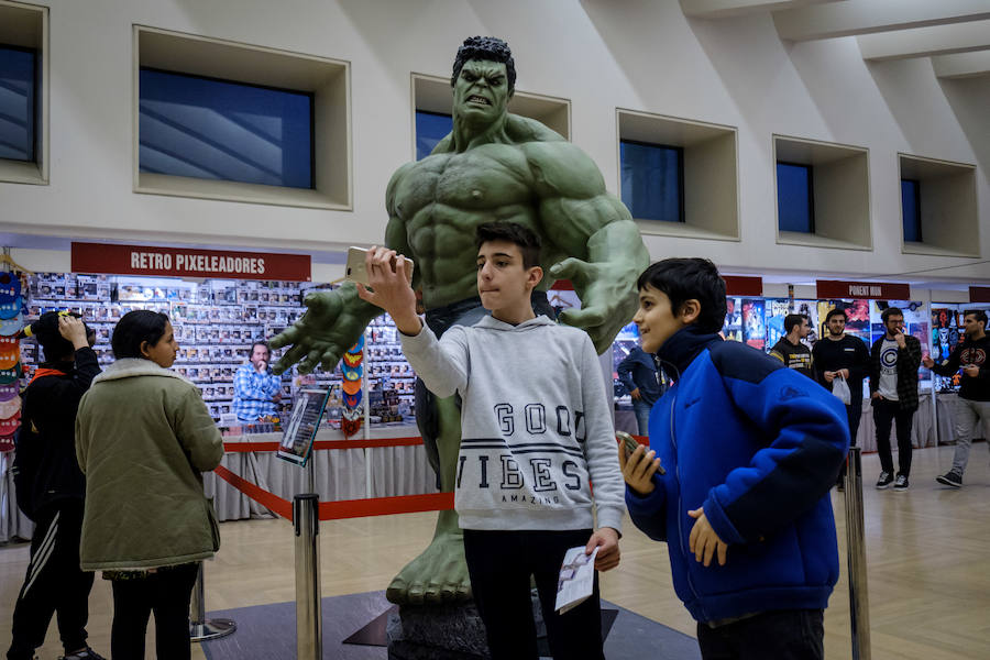 La notable afluencia de visitantes al salón evidencia el tirón del universo del cómic entre los aficionados