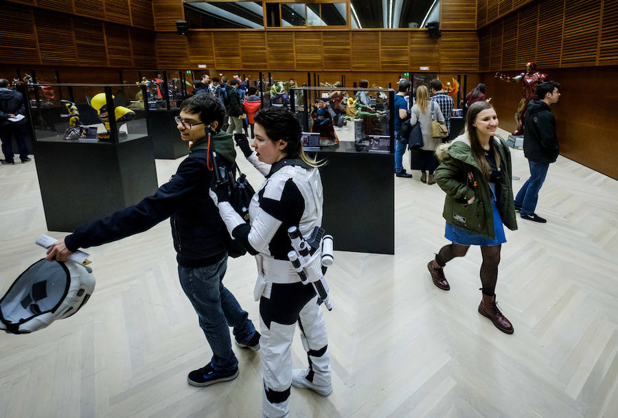 La notable afluencia de visitantes al salón evidencia el tirón del universo del cómic entre los aficionados