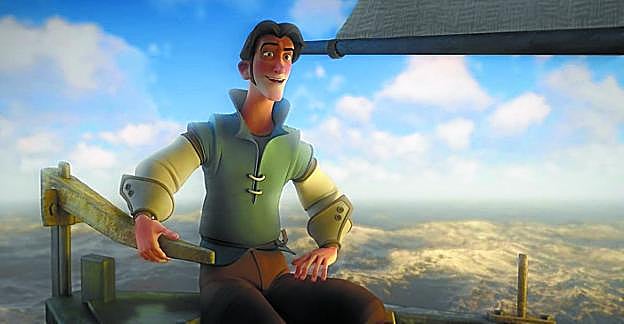 Uno de los fotogramas de la película basada en Elcano.