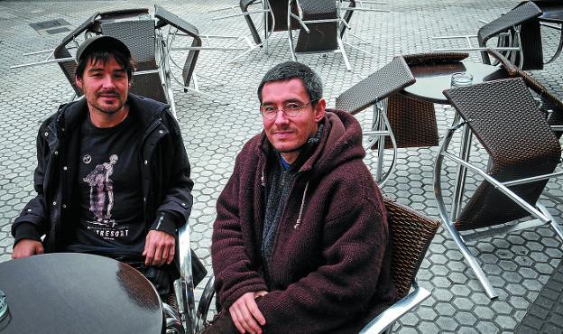 De la calle La Salud a La Bella, pasando por Iruña. Los ganadores del proyecto 'X Films' del festival Punto de Vista, un lunes de casi lluvia. 