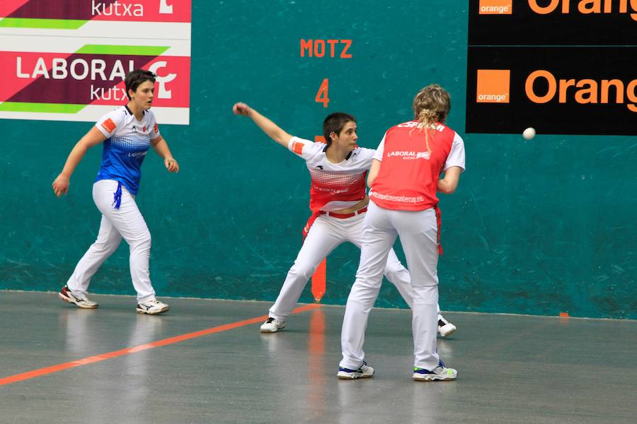 El frontón Zubikoa de Oñati ha sido escenario de las semifinales del torneo